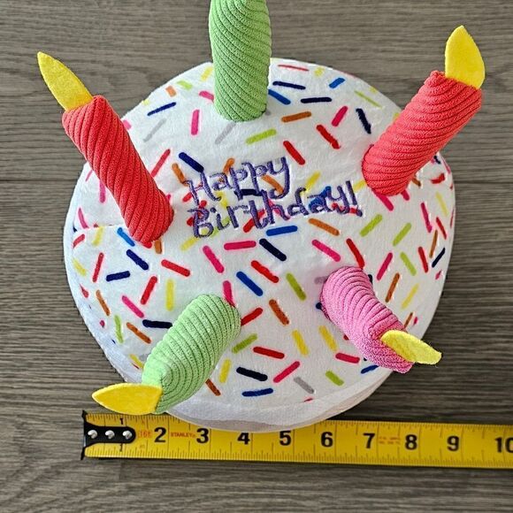 Birthday Cake Plush Dog Toy for Big Dogs Brand New NWT - Picture 4 of 8